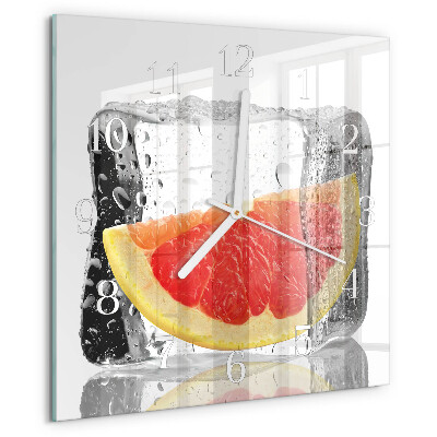 Reloj cuadrado Helado de pomelo