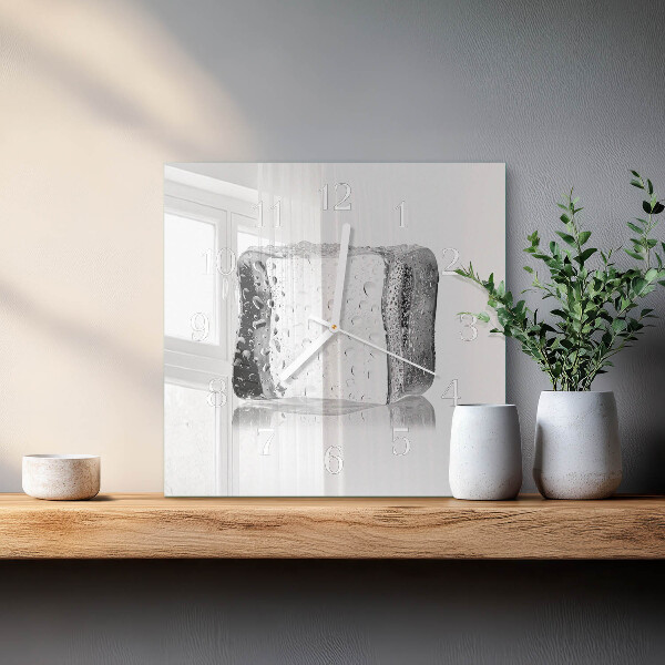 Reloj cuadrado Hielo