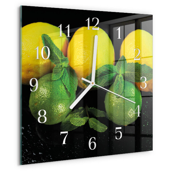Reloj cuadrado Limones
