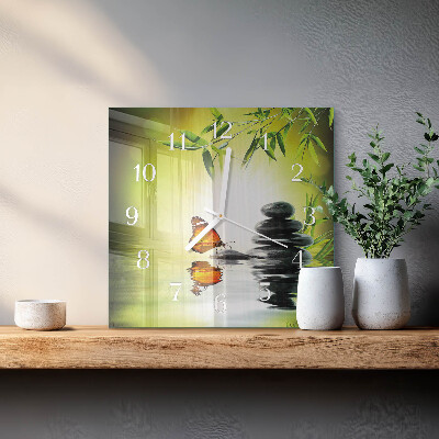Reloj cuadrado Naturaleza