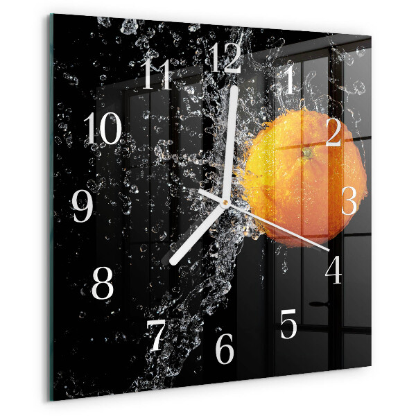 Reloj cuadrado Naranja
