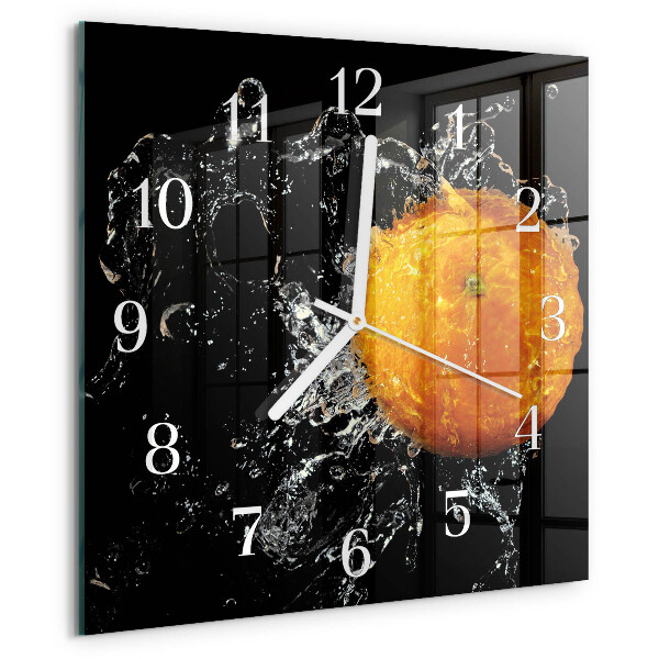 Reloj cuadrado Naranja