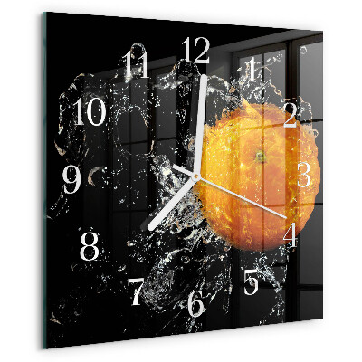 Reloj cuadrado Naranja