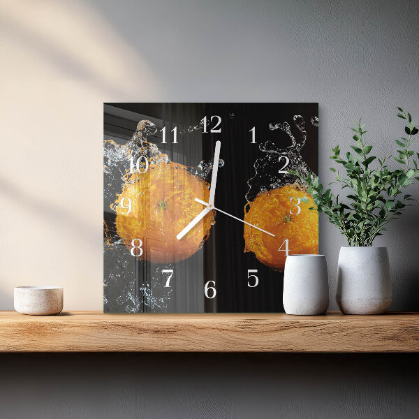 Reloj cuadrado Naranjas