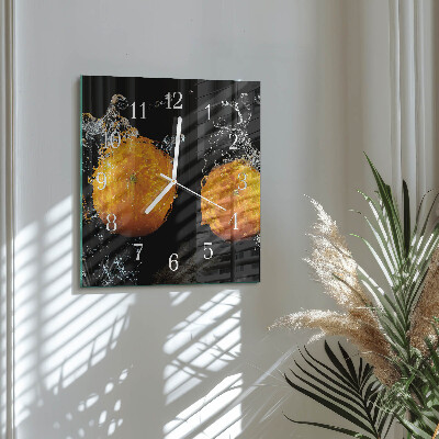 Reloj cuadrado Naranjas