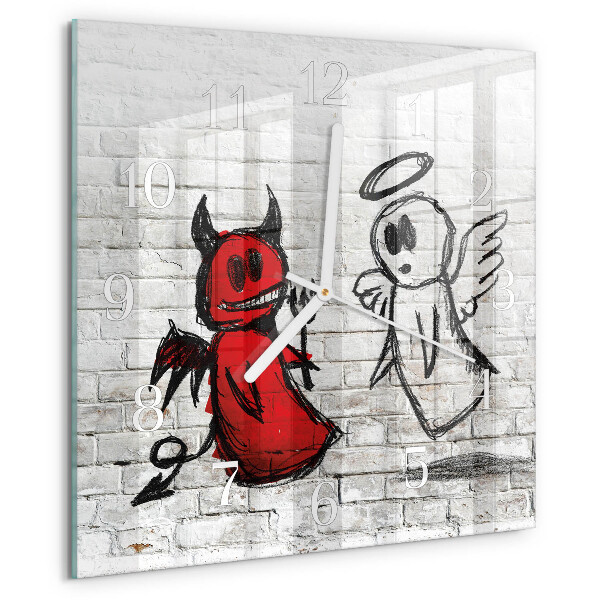 Reloj cuadrado Ángel Diablo
