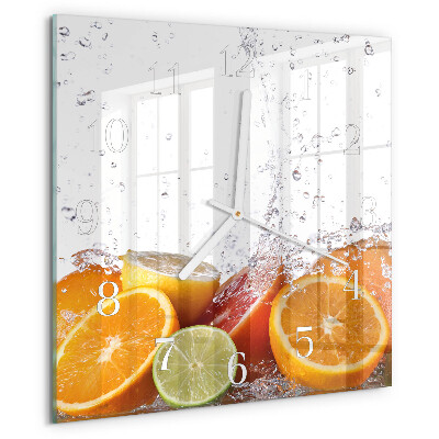 Reloj cuadrado Naranjas
