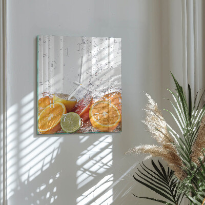 Reloj cuadrado Naranjas