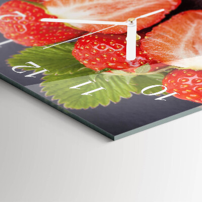 Reloj cuadrado fresas