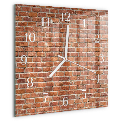 Reloj cuadrado Ladrillo