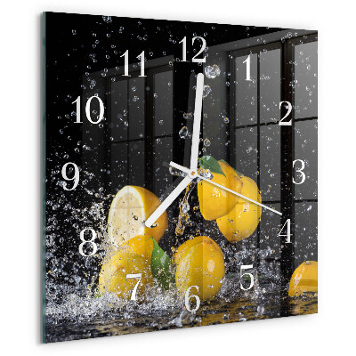 Reloj cuadrado Limones