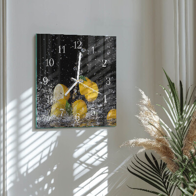 Reloj cuadrado Limones