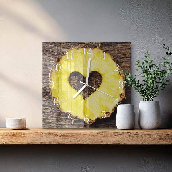 Reloj cuadrado Piña