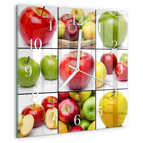 Reloj cuadrado Manzanas