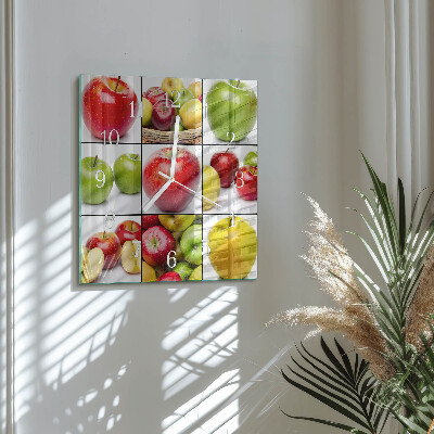Reloj cuadrado Manzanas