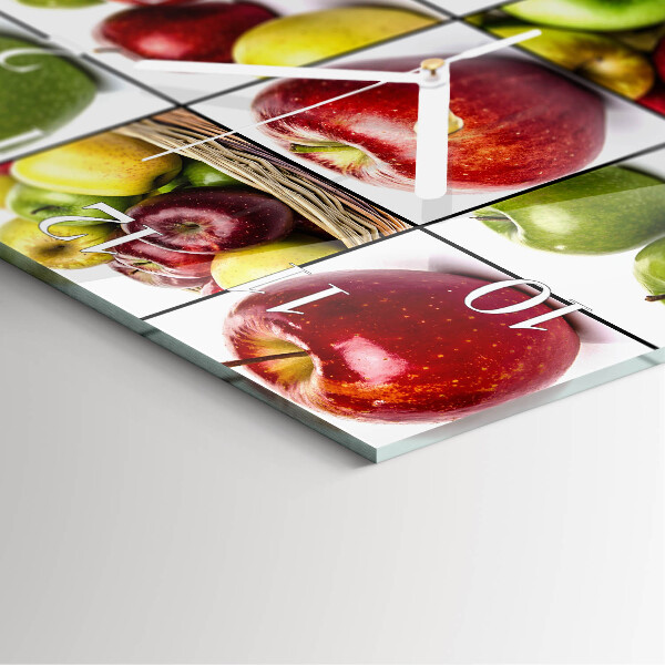 Reloj cuadrado Manzanas