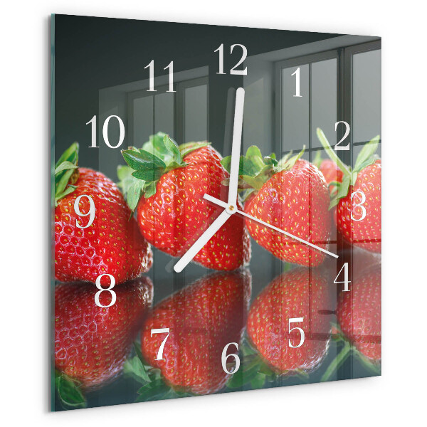 Reloj cuadrado fresas