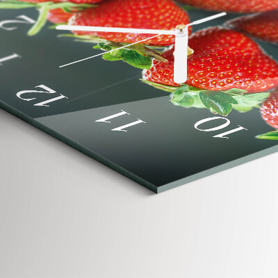 Reloj cuadrado fresas