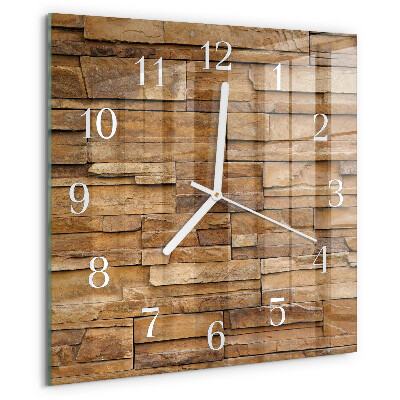 Reloj cuadrado Escoria de huella