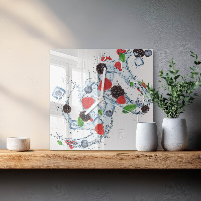 Reloj cuadrado Helado de frutas