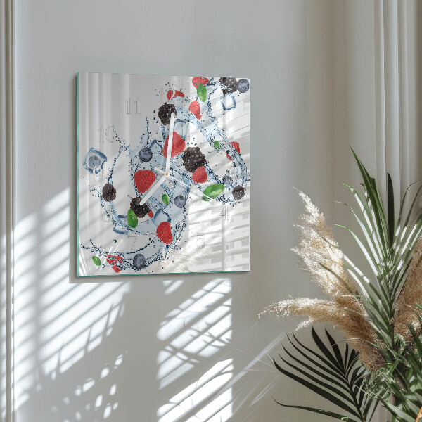 Reloj cuadrado Helado de frutas