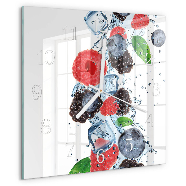 Reloj cuadrado Helado de frutas