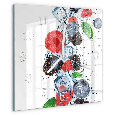 Reloj cuadrado Helado de frutas