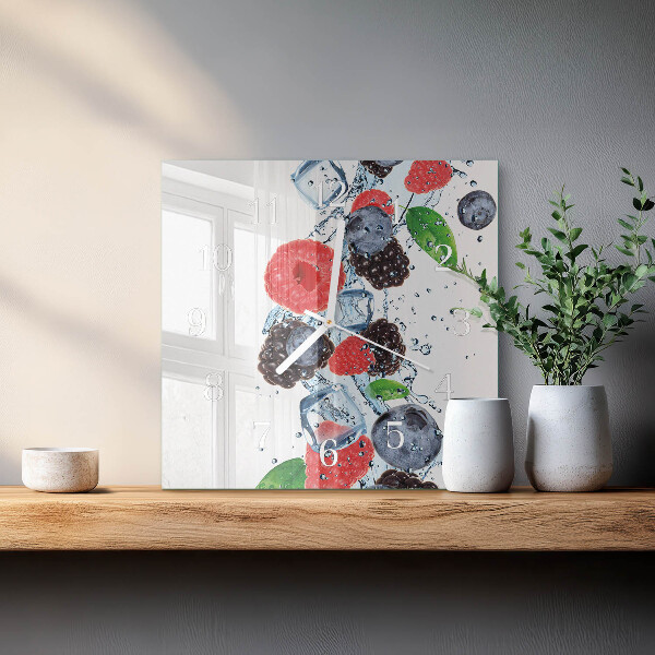 Reloj cuadrado Helado de frutas