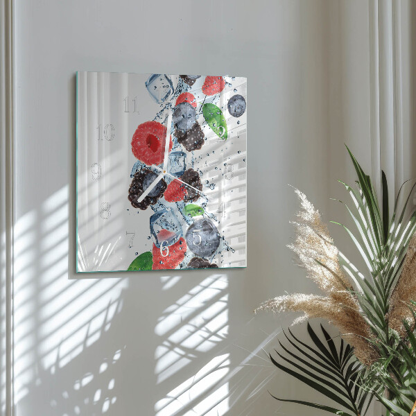 Reloj cuadrado Helado de frutas