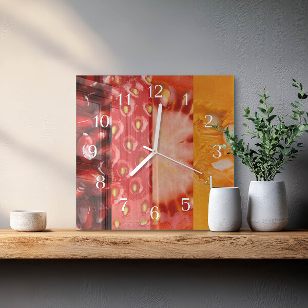 Reloj cuadrado Fruta