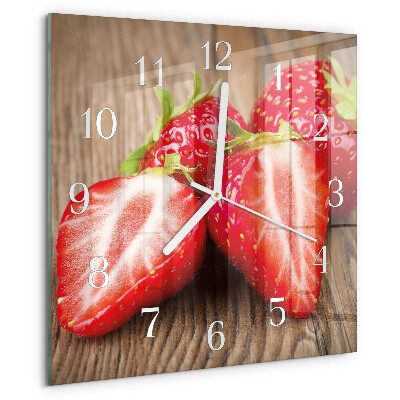 Reloj cuadrado fresas