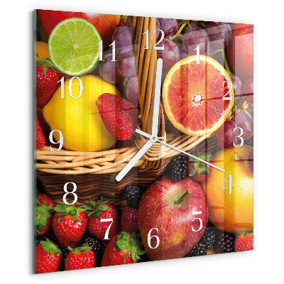 Reloj cuadrado Fruta
