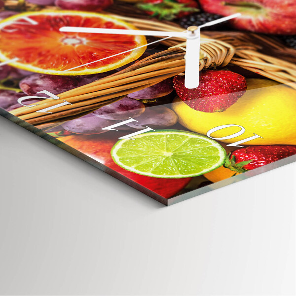 Reloj cuadrado Fruta