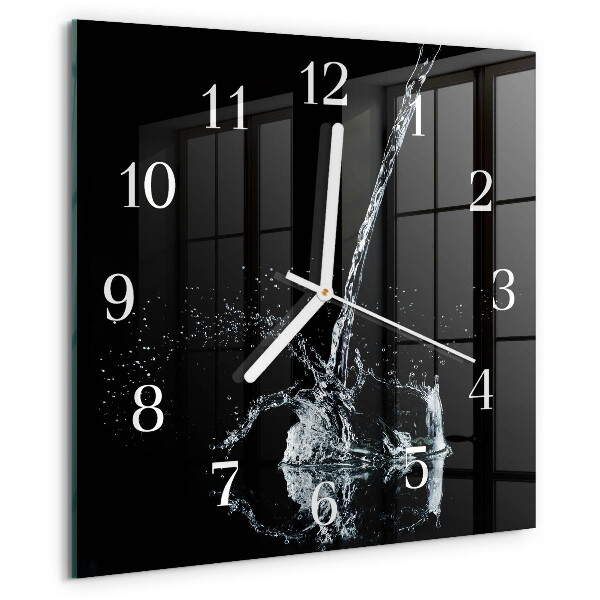 Reloj cuadrado Agua
