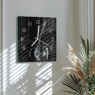 Reloj cuadrado Agua