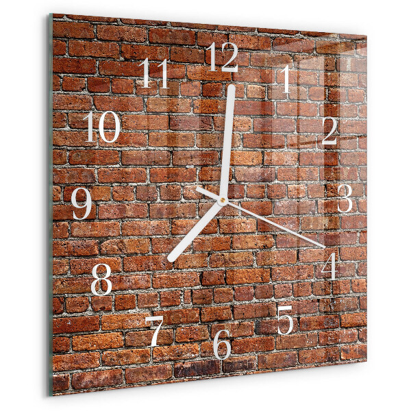 Reloj cuadrado Ladrillo