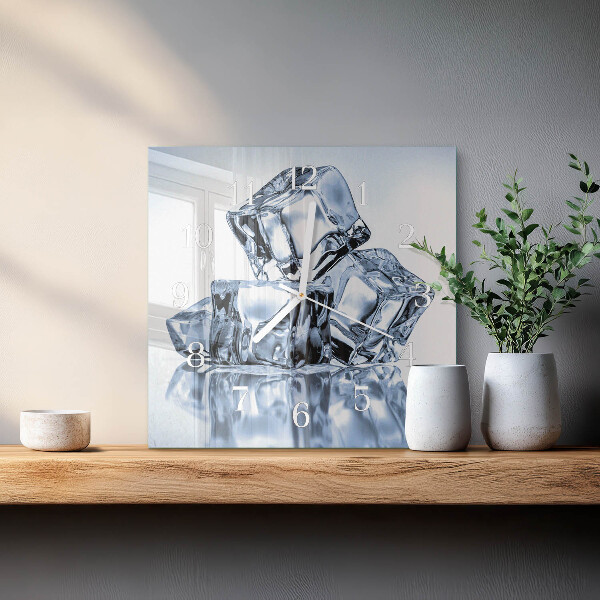 Reloj cuadrado Hielo