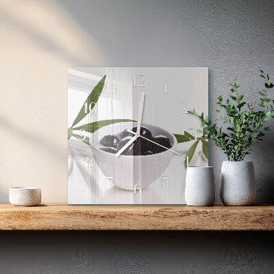 Reloj cuadrado Aceitunas