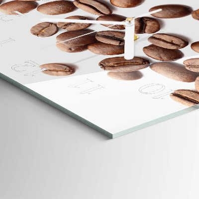 Reloj cuadrado Granos de café