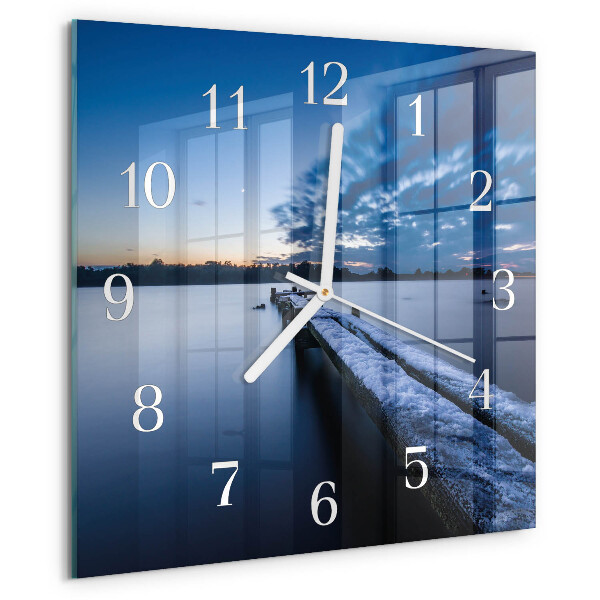Reloj cuadrado Paisaje