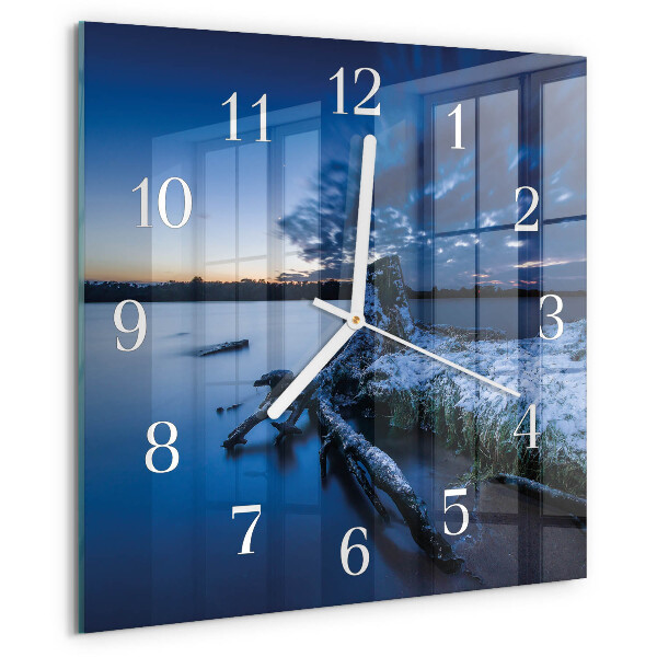 Reloj cuadrado Paisaje
