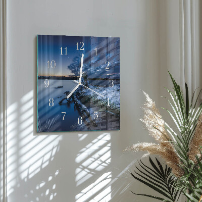 Reloj cuadrado Paisaje