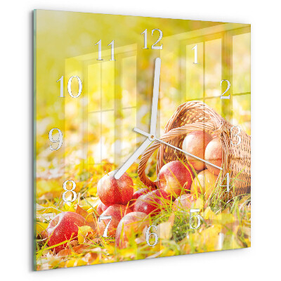 Reloj cuadrado Manzanas