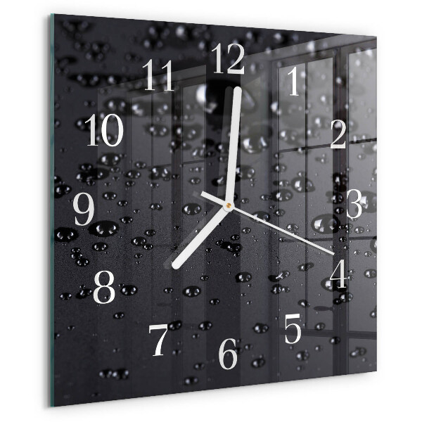 Reloj cuadrado Gotas