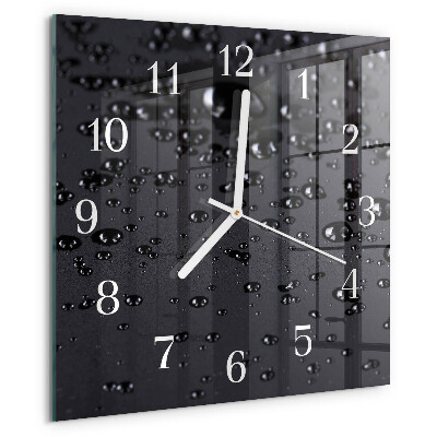 Reloj cuadrado Gotas