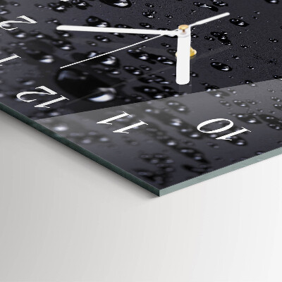 Reloj cuadrado Gotas