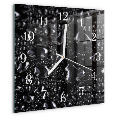Reloj cuadrado Gotas