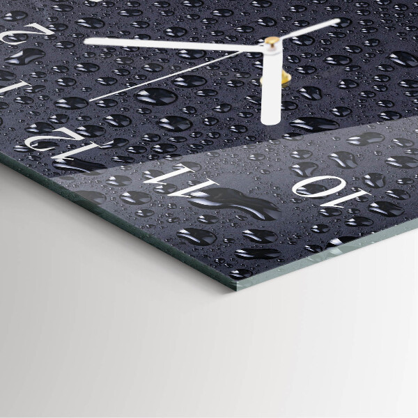 Reloj cuadrado Gotas