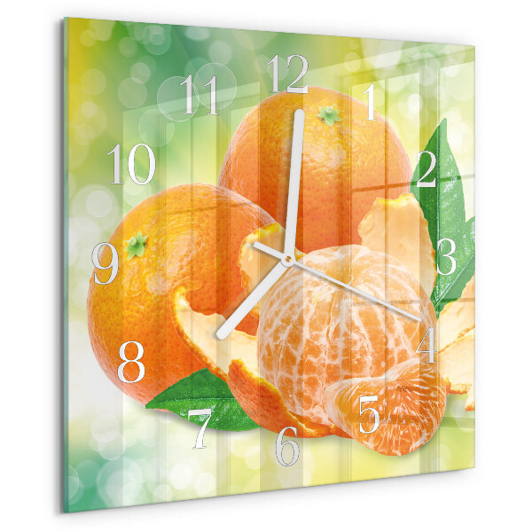 Reloj cuadrado Naranjas