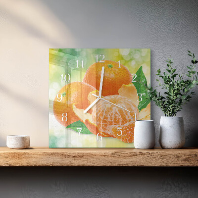 Reloj cuadrado Naranjas